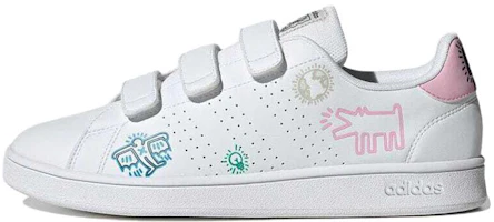 adidas Keith Haring x neo Advancourt Base 'White Blue Pink' GX3675 adidas Keith Haring x neo Advancourt Base 'White Blue Pink' GX3675