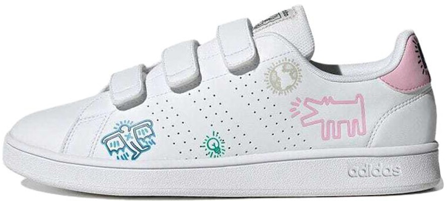 adidas Keith Haring x neo Advancourt Base 'Blanco Azul Rosa' GX3675 Buy adidas Keith Haring x neo Advancourt Base 'Blanco Azul Rosa' GX3675