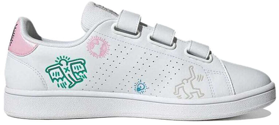 adidas Keith Haring x neo Advancourt Base 'Blanco Azul Rosa' GX3675 Order adidas Keith Haring x neo Advancourt Base 'Blanco Azul Rosa' GX3675