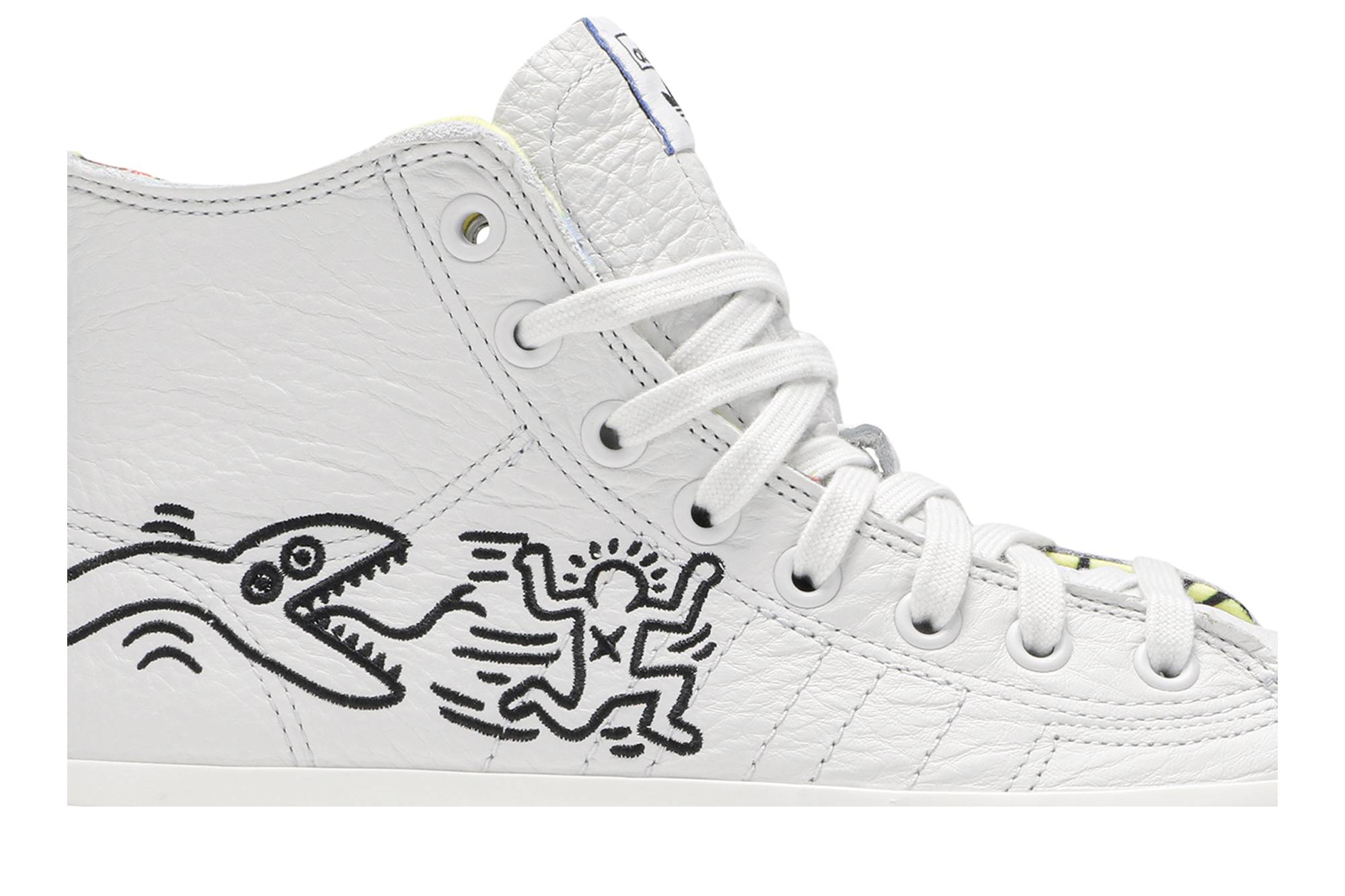 Order Keith Haring x adidas Nizza High RF 'Pop Art' Sepatu Sneakers EE9297