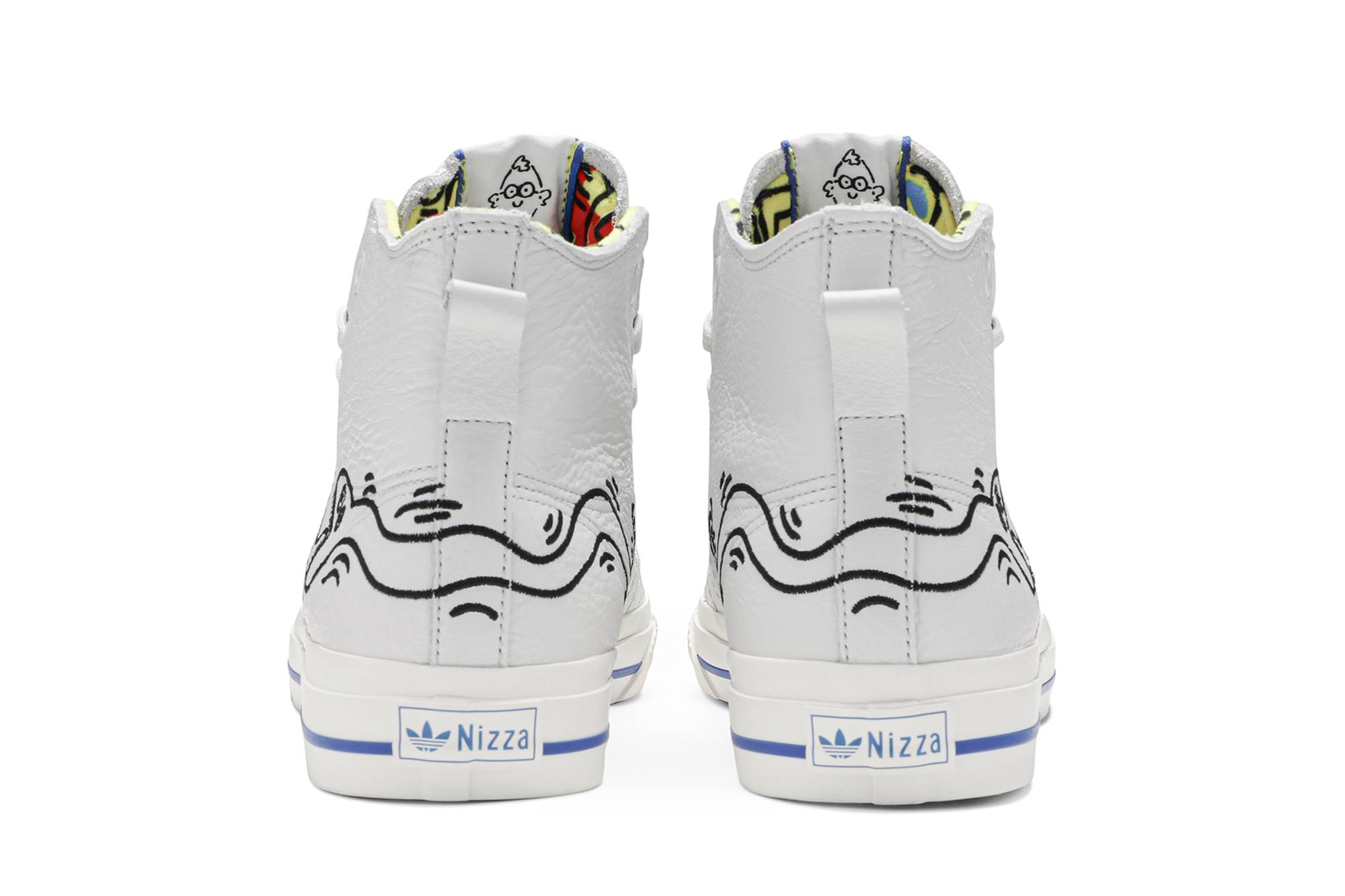 Details for Keith Haring x adidas Nizza High RF 'Pop Art' Sepatu Sneakers EE9297
