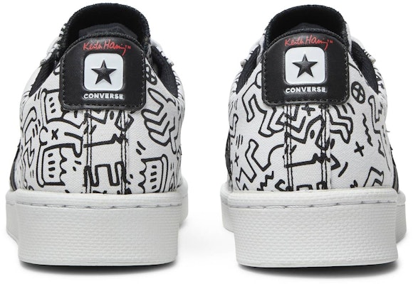 Keith Haring x Converse Pro Leather Low 171857C Details for Keith Haring x Converse Pro Leather Low 171857C