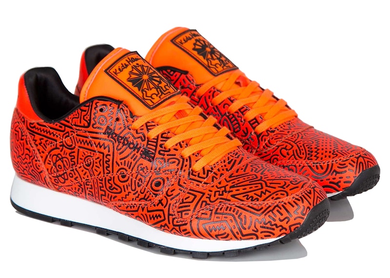 Keith Haring x Reebok Classic Leather Lux &#x27;Neon Sign&#x27; V59361