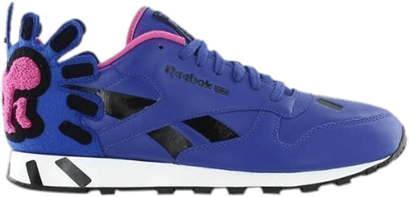 Keith Haring x Reebok Classic Leather Lux 'Vital Blue Pink' V44584 Buy Keith Haring x Reebok Classic Leather Lux 'Vital Blue Pink' V44584