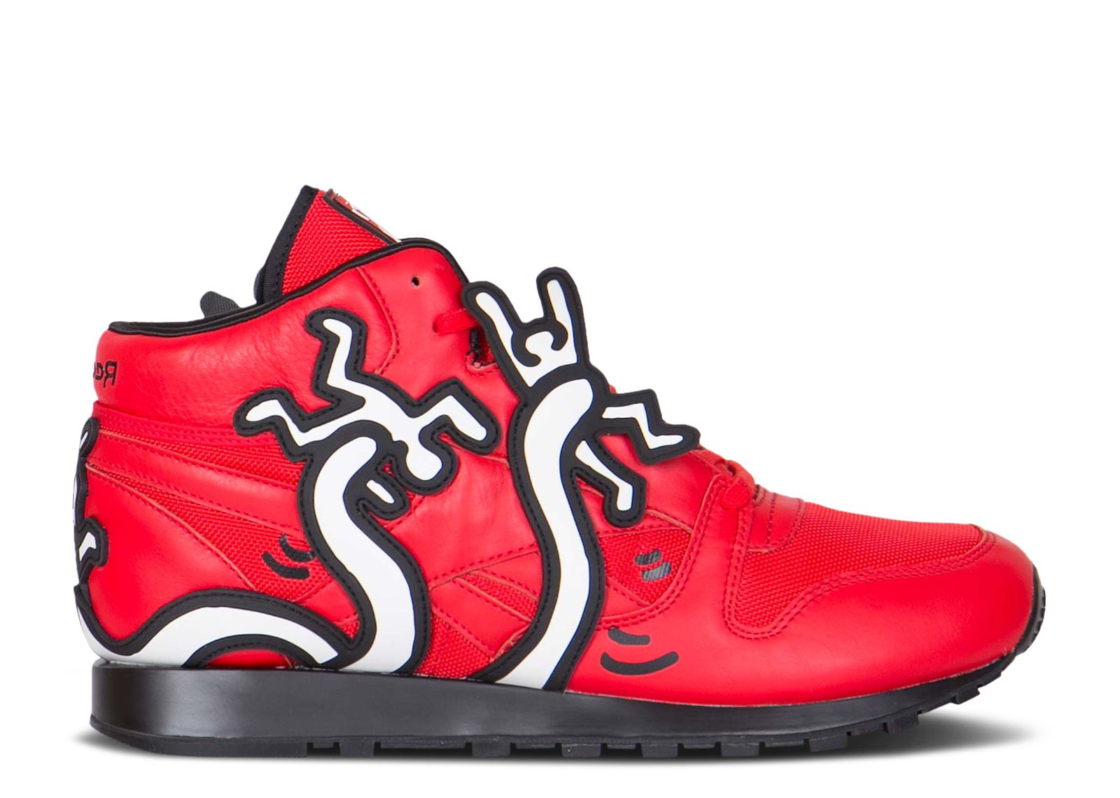 Keith Haring x Reebok Classic Leather Mid LUX 'Techy Red' V53698