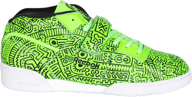 Keith Haring x Reebok Workout Mid Strap INT 'Neon Green' V59366 Buy Keith Haring x Reebok Workout Mid Strap INT 'Neon Green' V59366