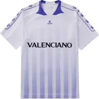 Kelme Gradient Striped Training Jersey Short Sleeve - Shiny White 9424TX1076 Kelme Gradient Striped Training Jersey Short Sleeve - Shiny White 9424TX1076