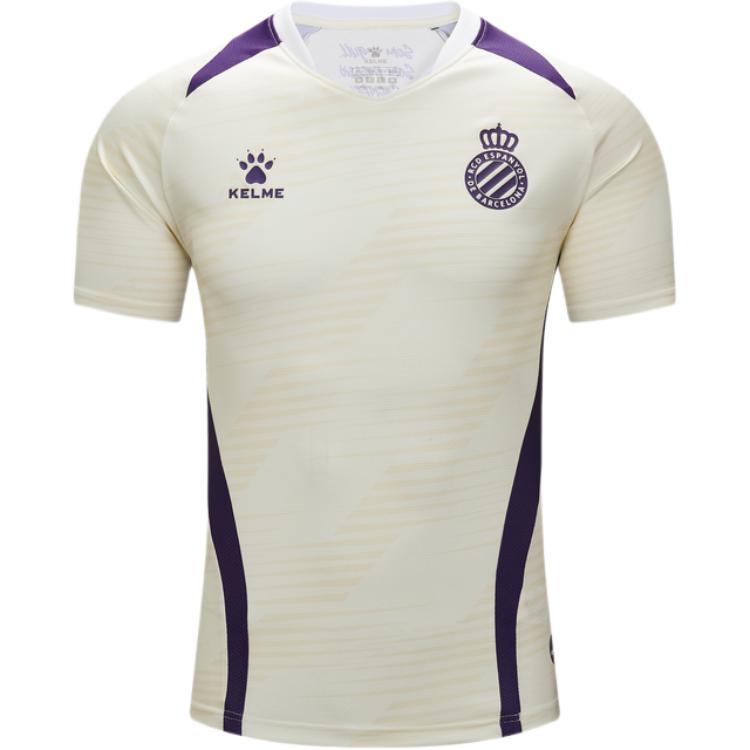 Kelme La Liga 24/25 Espanyol Training Jersey Unisex Comfortable Football Tee 8451TX1259-24