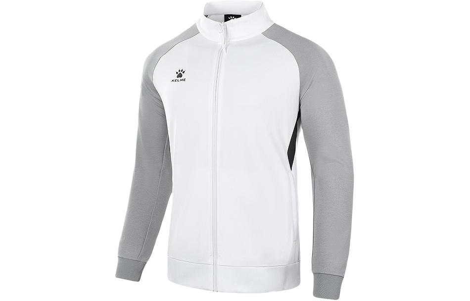 Kelme Letter Print Retro Sports Stand Collar Jacket for Men 8261WT1017