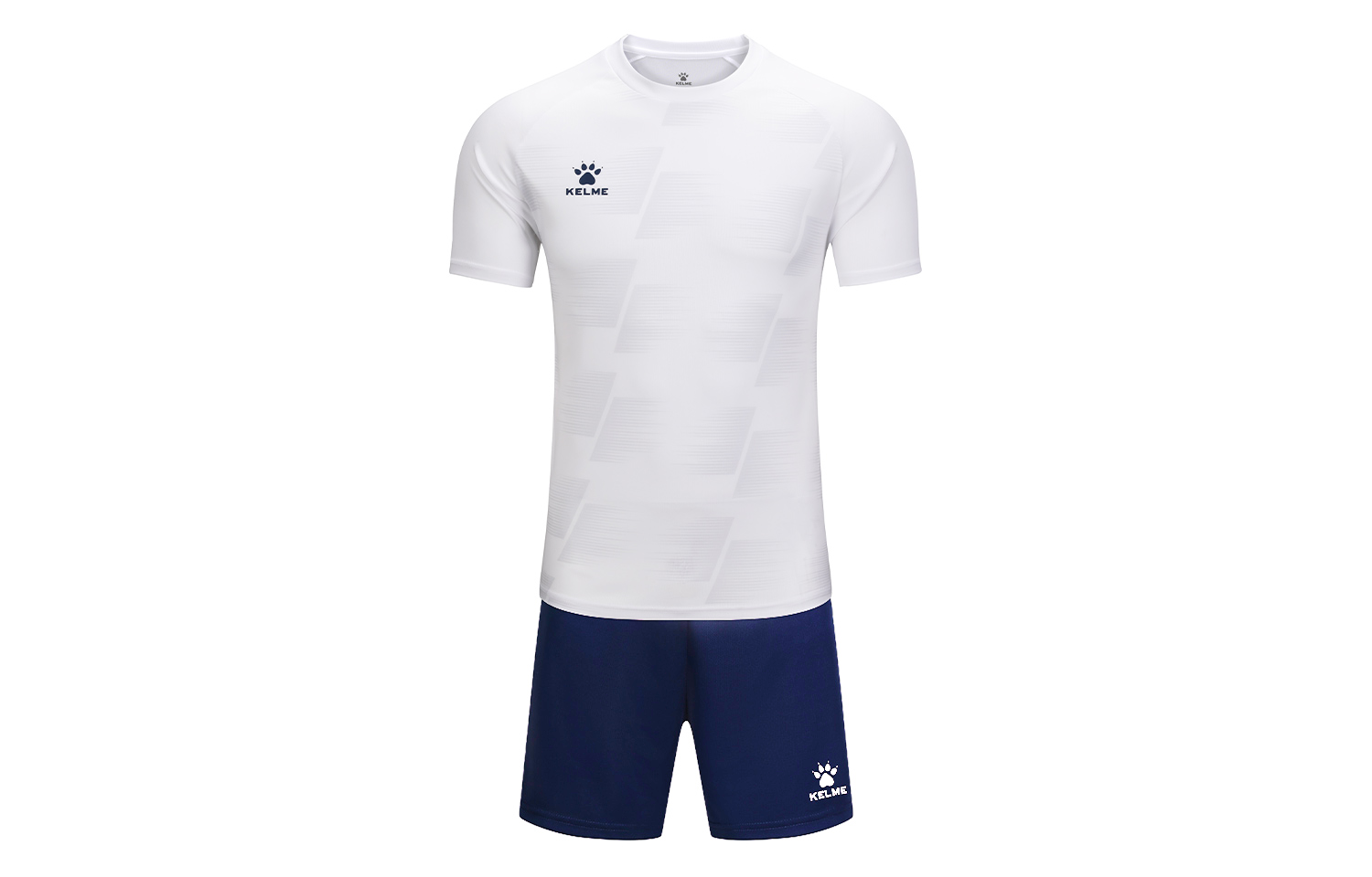 Buy 凯尔米标志印花透气短袖足球训练服套装男女通用 8351ZB1085-1