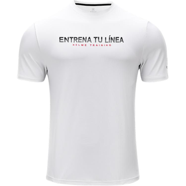 Kelme Logo Print Outdoor Casual Crewneck Short Sleeve Football Shirt 8251TX1001