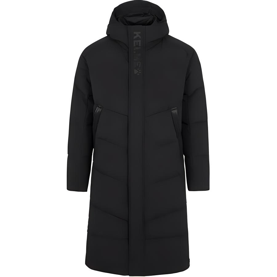 KELME Long Hooded Down Coat - Outdoor Casual Winter Warm Parka 8061YR1002