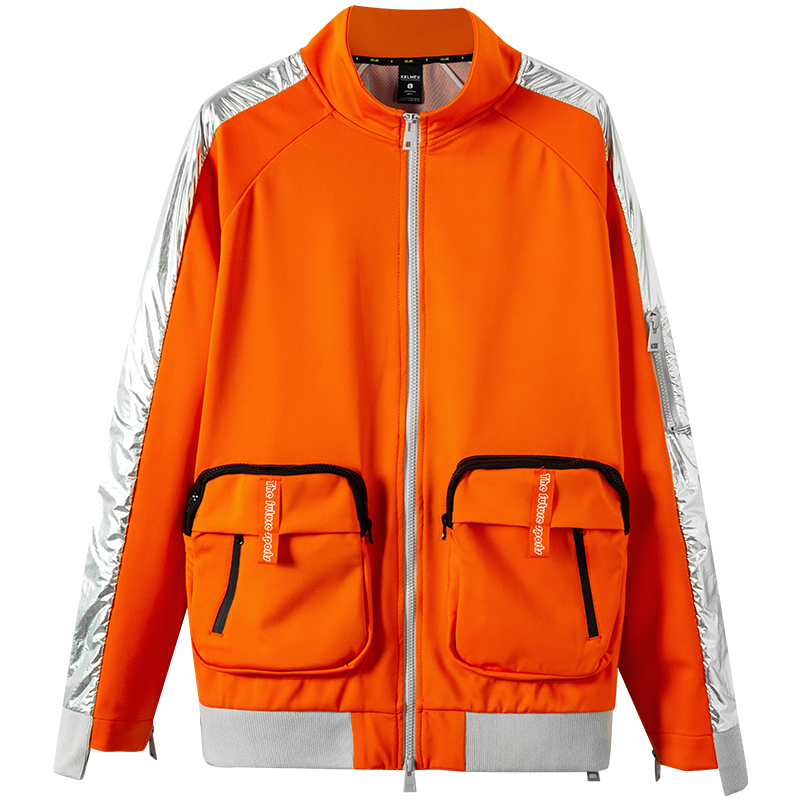 Kelme Reflective Stripe Sports Knit Zip Jacket WT90141001
