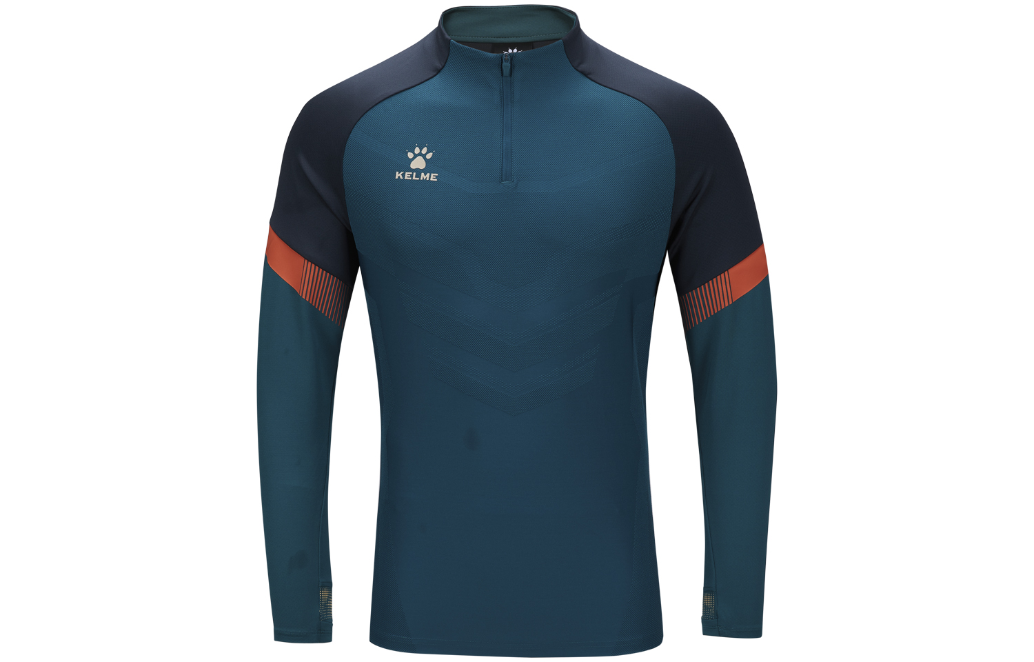 Kelme Soccer Training Slim Half-Zip Knit Sweatshirt Unisex. 8061TT1007