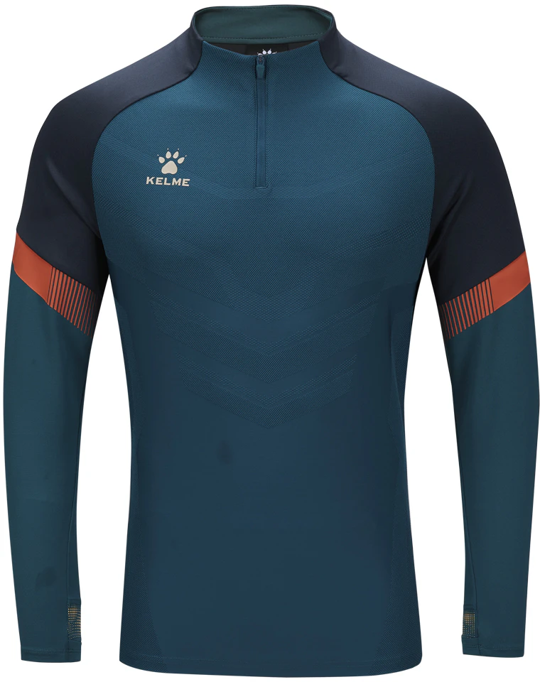 kelme-soccer-training-slim-half-zip-knit-sweatshirt-unisex-8061-tt-1007