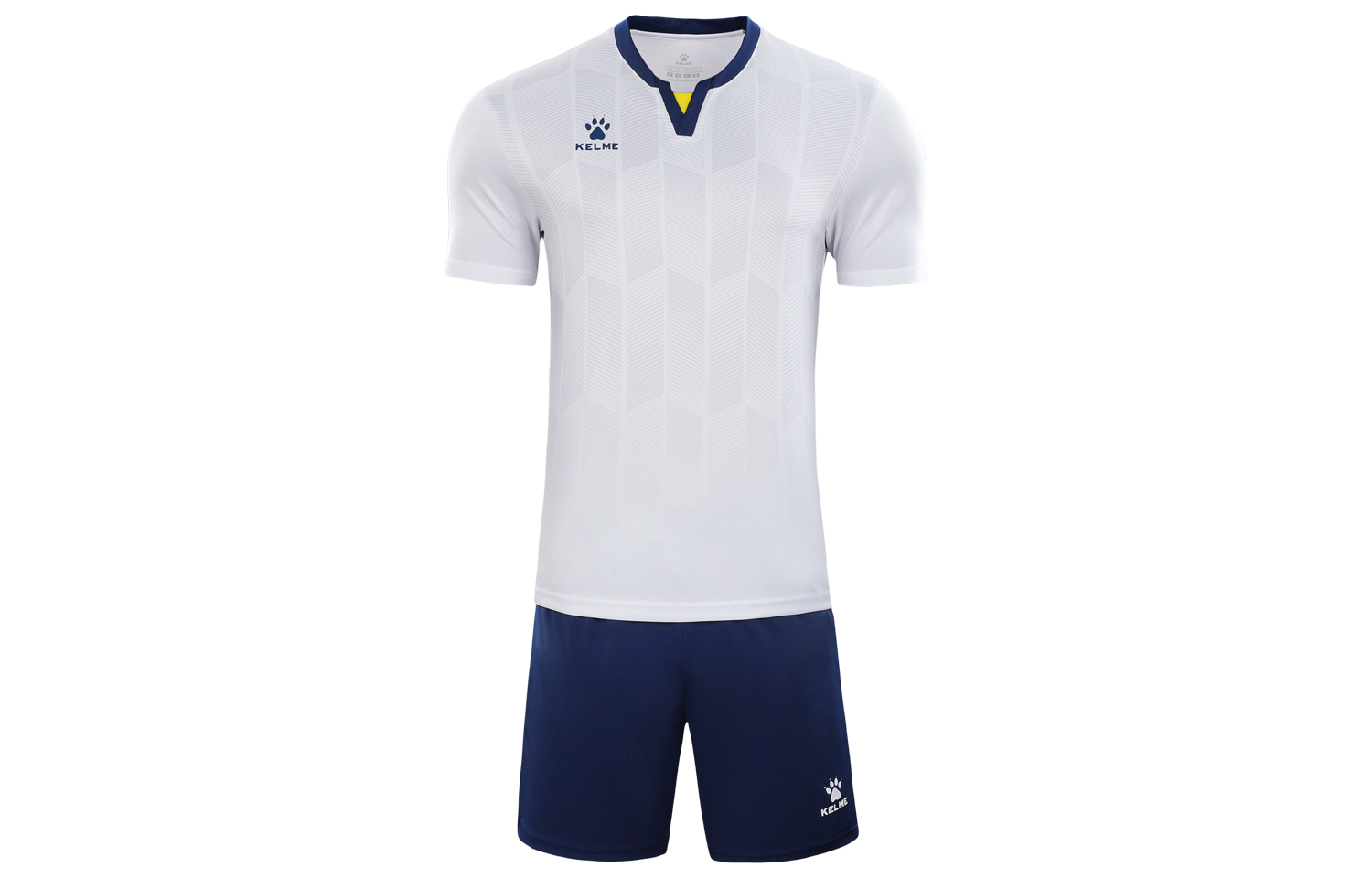 Kelme Unisex Quick-Dry Sports T-Shirt & Shorts Set with Logo for Soccer. 8351ZB1081