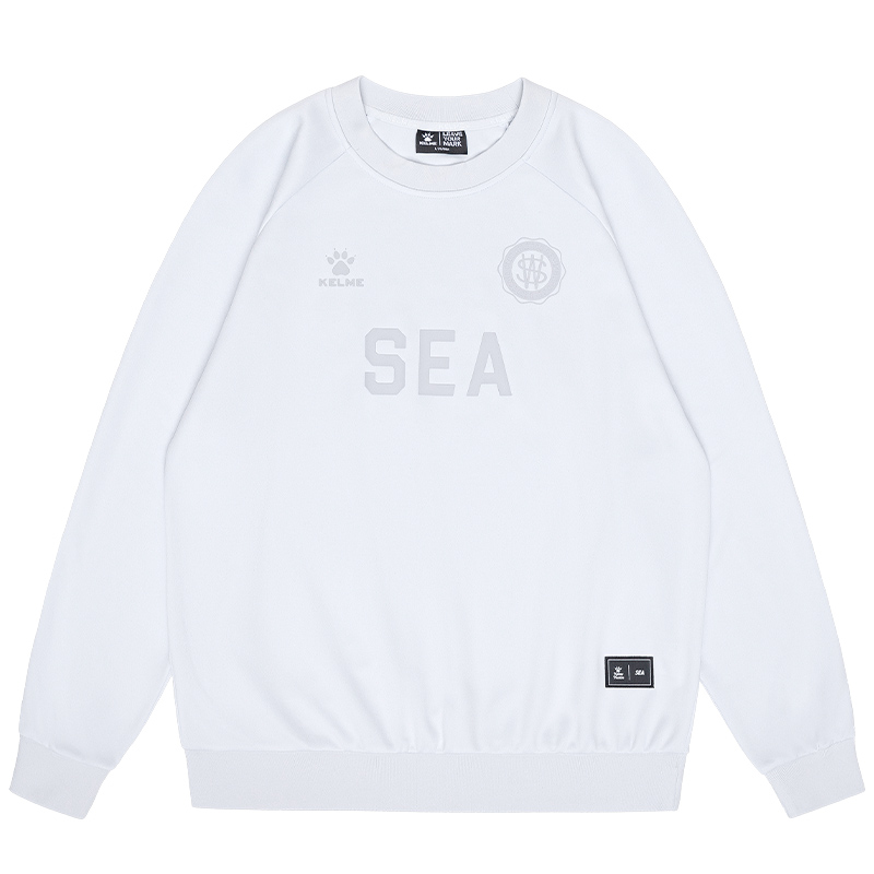 Kelme x WIND AND SEA Letter Print Crewneck Sweatshirt - 9314TT1044