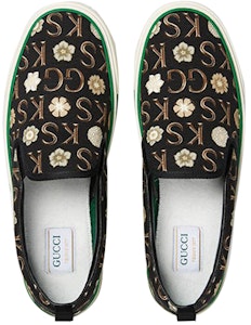 GUCCI 古馳 Tennis 1977系列 藝術家Ken Scott印花板鞋 黑色 Shop GUCCI 古馳 Tennis 1977系列 藝術家Ken Scott印花板鞋 黑色