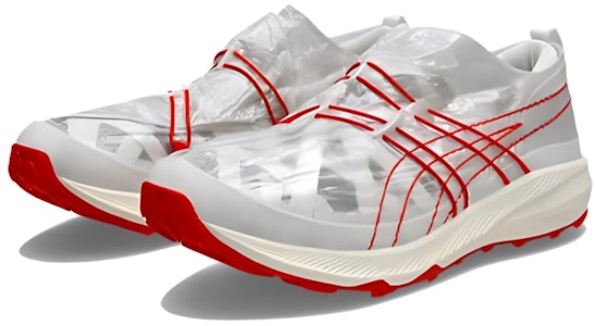 隈研吾×アシックス 建築的ORU 白赤 1201A862-101 Order 隈研吾×アシックス 建築的ORU 白赤 1201A862-101