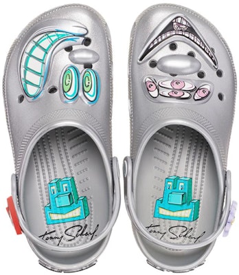 Kenny Scharf x Crocs Classic Clog 'Silver' 209487-040 Shop Kenny Scharf x Crocs Classic Clog 'Silver' 209487-040