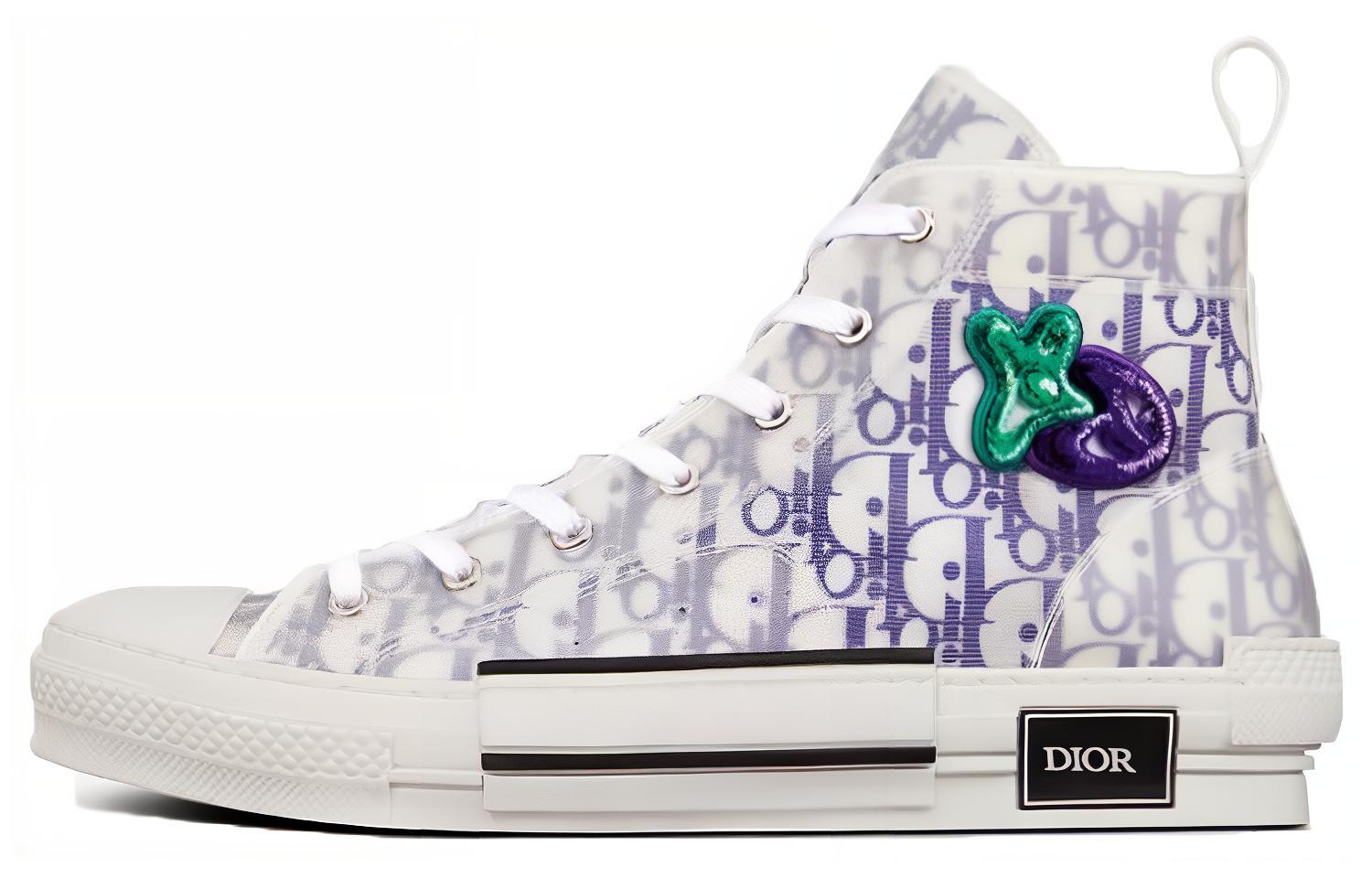Buy 肯尼·沙夫 x 迪奧 B23 高幫「刺繡徽章迪奧標誌」 3SH118ZKY_H065