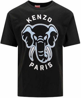 KENZO Camiseta Negra Ajustada con Estampado Animal y Letras FE55TS1894S-G99J Buy KENZO Camiseta Negra Ajustada con Estampado Animal y Letras FE55TS1894S-G99J