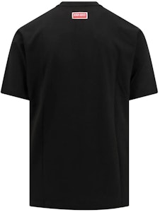 KENZO Camiseta Negra Ajustada con Estampado Animal y Letras FE55TS1894S-G99J Lookbook KENZO Camiseta Negra Ajustada con Estampado Animal y Letras FE55TS1894S-G99J