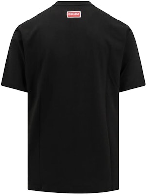 KENZO Camiseta Negra Ajustada con Estampado Animal y Letras FE55TS1894S-G99J Lookbook KENZO Camiseta Negra Ajustada con Estampado Animal y Letras FE55TS1894S-G99J
