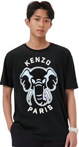 KENZO Camiseta Negra Ajustada con Estampado Animal y Letras FE55TS1894S-G99J Purchase KENZO Camiseta Negra Ajustada con Estampado Animal y Letras FE55TS1894S-G99J