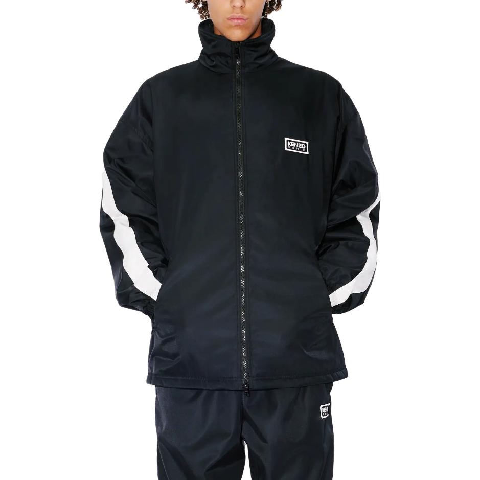 KENZO  Black Colorblock Logo Print Zip-Up Jacket. FE55BL1619OA-99 圖 5