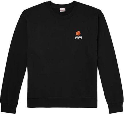 KENZO 黑色棉质刺绣标志贴饰卫衣 1647597313253417 Buy KENZO 黑色棉质刺绣标志贴饰卫衣 1647597313253417