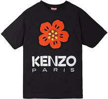 Order KENZO Black Crew Neck Logo Print Short Sleeve T-Shirt. 5TS4454-SO
