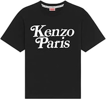 KENZO Black Crew Neck T-Shirt with Letter Print Design. FE55TS1914SY-99J KENZO Black Crew Neck T-Shirt with Letter Print Design. FE55TS1914SY-99J