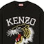 Cheap KENZO 黑色動物刺繡圓領長袖上衣 FD65SW0494MF-99J