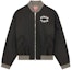 Buy KENZO Jaket Bomber Hitam Bordir dengan Resleting dan Desain Grafis. FE55BL1279OC-99