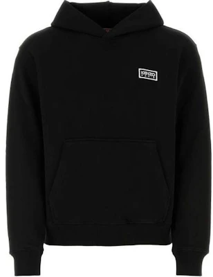 KENZO Hoodie Hitam dengan Cetakan Logo. FE55SW1824MG-99 Order KENZO Hoodie Hitam dengan Cetakan Logo. FE55SW1824MG-99