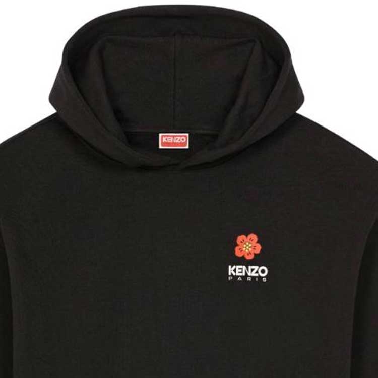 KENZO  Black Hoodie with Letter Print Design FD55SW4444ME99J 圖 12