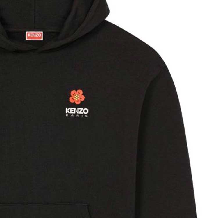 KENZO  Black Hoodie with Letter Print Design FD55SW4444ME99J 圖 10