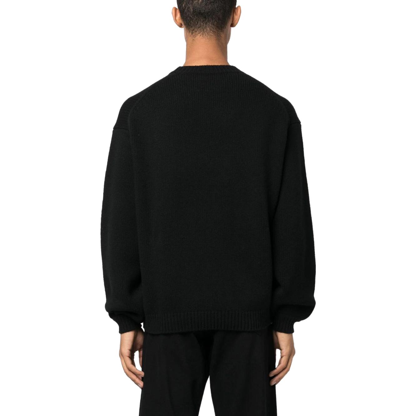 KENZO  Black Knit Sweater with Logo Print. FD65PU4263LA-99J 圖 5