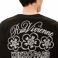 Sizing KENZO 黑色字母印花宽松版型圆领T恤 SS24. FE65TS2984SI-99J