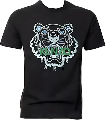 겐조 블랙 로고 레터 프린트 캐주얼 반팔 티셔츠 FD65TS0114SY-99J Order 겐조 블랙 로고 레터 프린트 캐주얼 반팔 티셔츠 FD65TS0114SY-99J