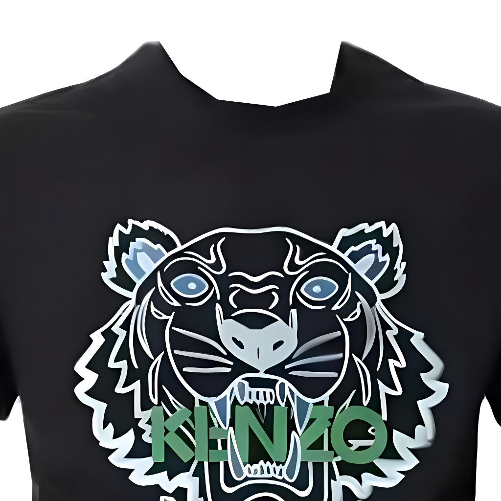 KENZO  Black Logo Letter Print Casual Short-Sleeve T-Shirt FD65TS0114SY-99J 圖 3