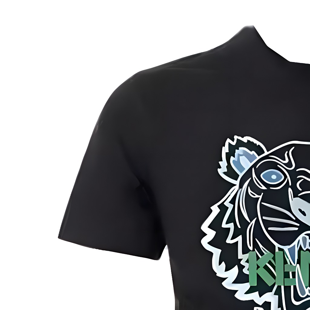 KENZO  Black Logo Letter Print Casual Short-Sleeve T-Shirt FD65TS0114SY-99J 圖 4