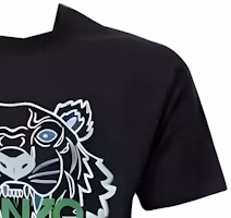 Sizing KENZO 黑色Logo字母印花休闲短袖T恤 FD65TS0114SY-99J