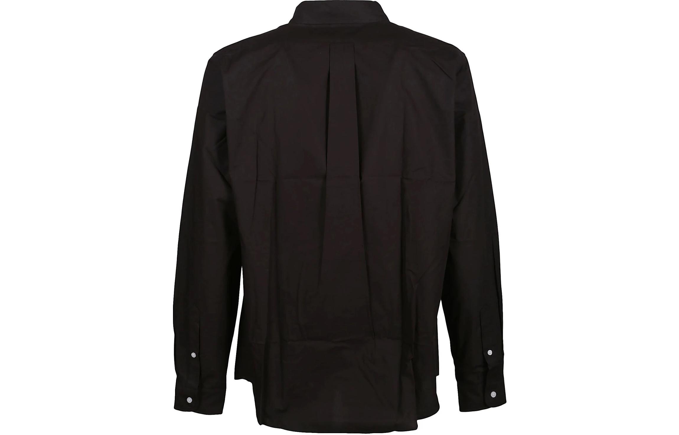 KENZO  Black Long Sleeve Shirt with Floral Logo and Buttons. FD55CH4109LH-99J 圖 3