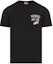 Buy Camiseta Negra Kenzo Holgada Cuello Redondo con Bordado de Logo. FE55TS1864SG-99J