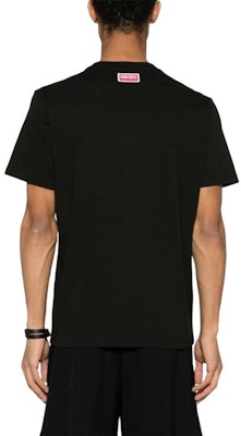 Camiseta Negra Kenzo Holgada Cuello Redondo con Bordado de Logo. FE55TS1864SG-99J Shop Camiseta Negra Kenzo Holgada Cuello Redondo con Bordado de Logo. FE55TS1864SG-99J