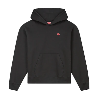 KENZO Black Oversized Pullover Hoodie FE65SW2274MT-99