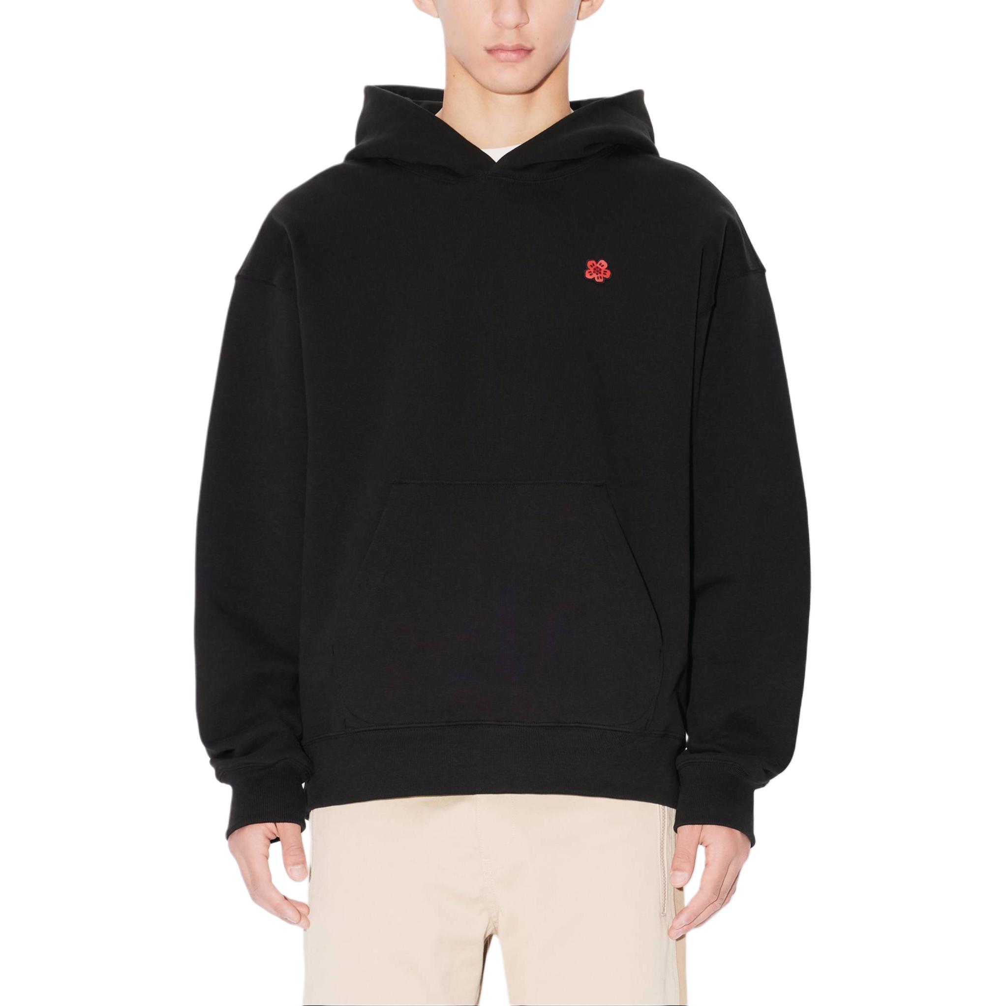 Purchase KENZO  Black Oversized Pullover Hoodie FE65SW2274MT-99