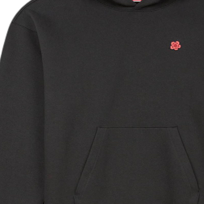 Cheap KENZO  Black Oversized Pullover Hoodie FE65SW2274MT-99